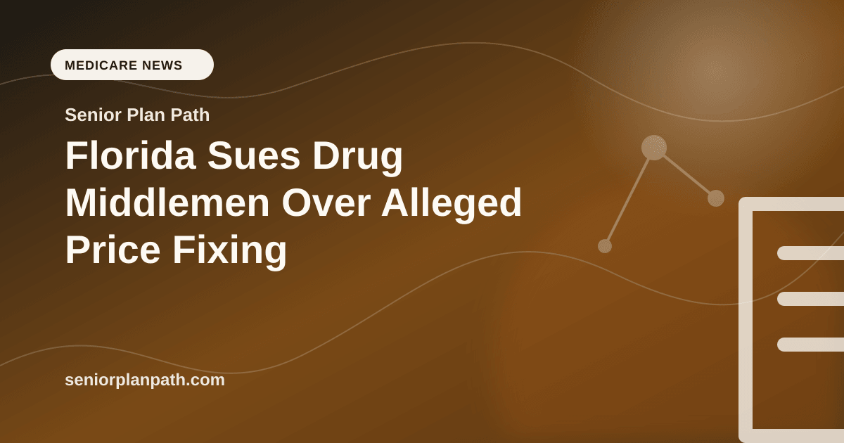 Florida Sues Drug Middlemen Over Alleged Price Fixing