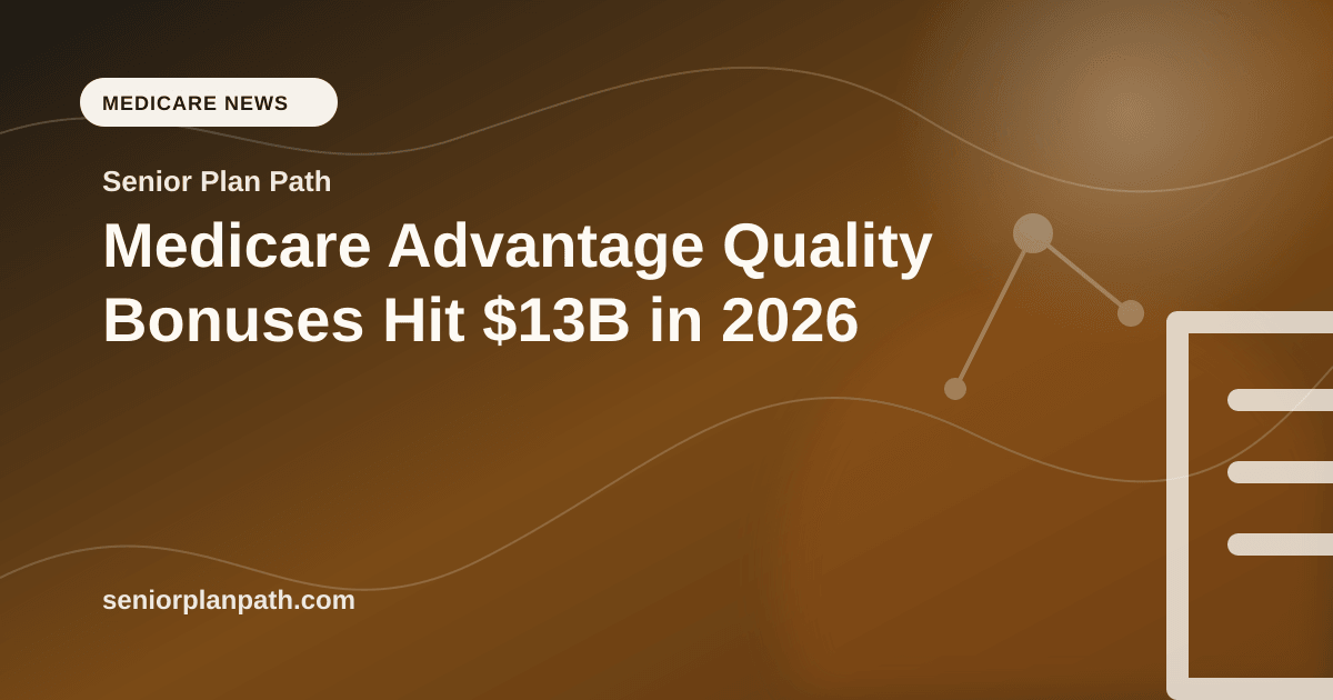 Medicare Advantage Quality Bonuses Hit $13B in 2026