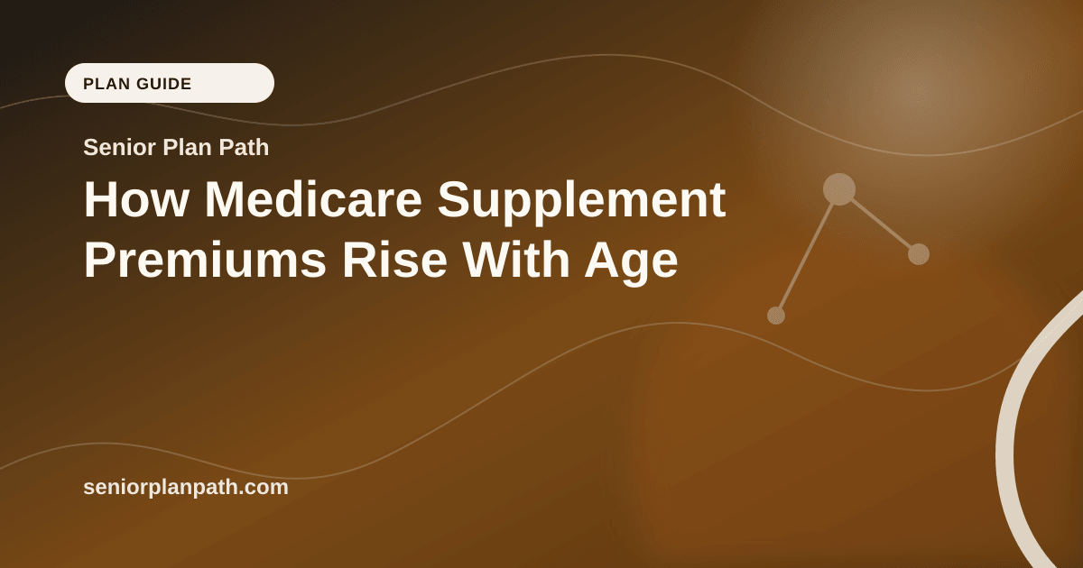 How Medicare Supplement Premiums Rise With Age