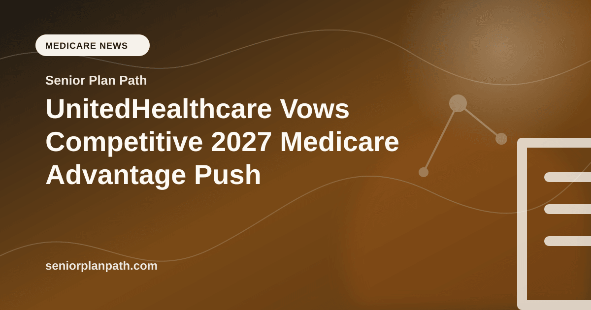 UnitedHealthcare Vows Competitive 2027 Medicare Advantage Push